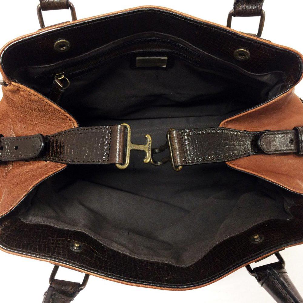 Fendi Du Jour Crisp Brown Nappa Leather Bag