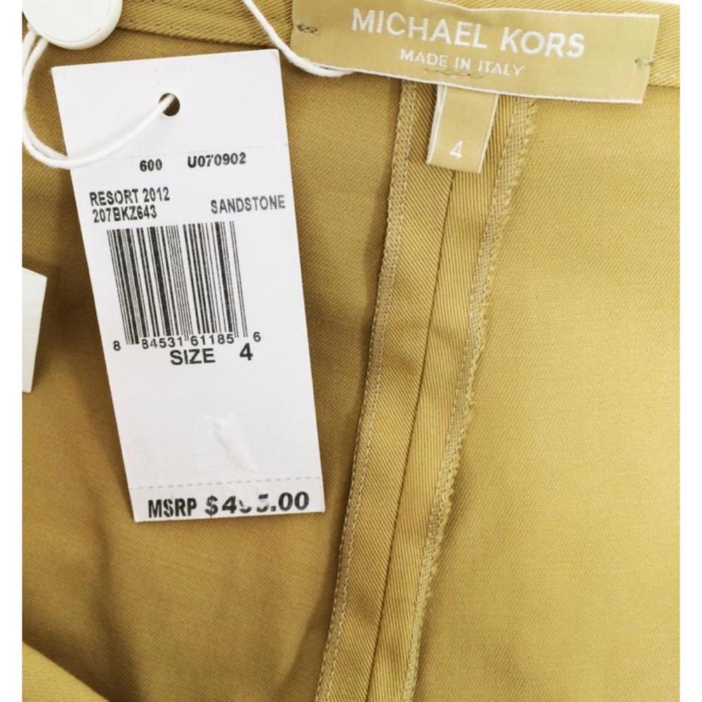 Michael Kors Sand Stone Cotton Pants
