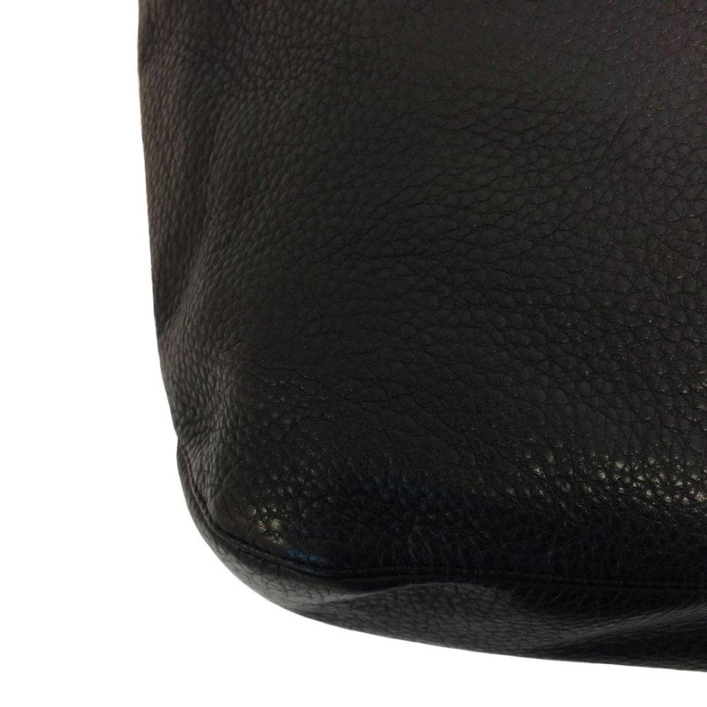 Michael Kors Scorpios Black Leather Shoulder Bag