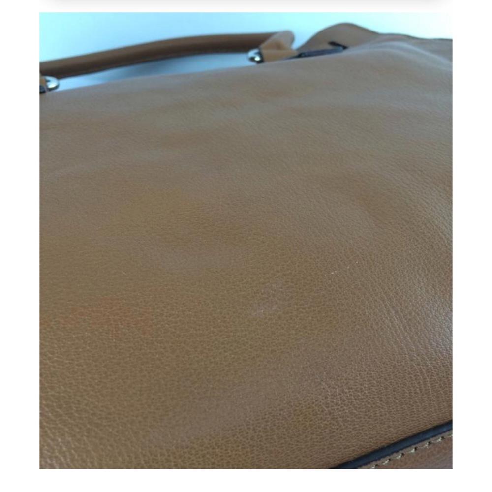 MICHAEL KORS Hamilton Large Brown Leather Satchel Bag