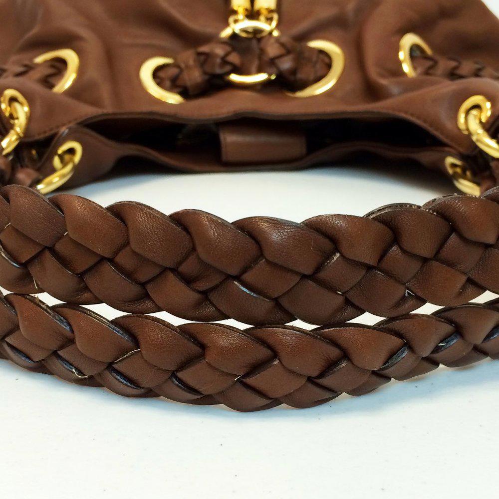 Michael by Michael Kors Braided Walnut Tote Bag