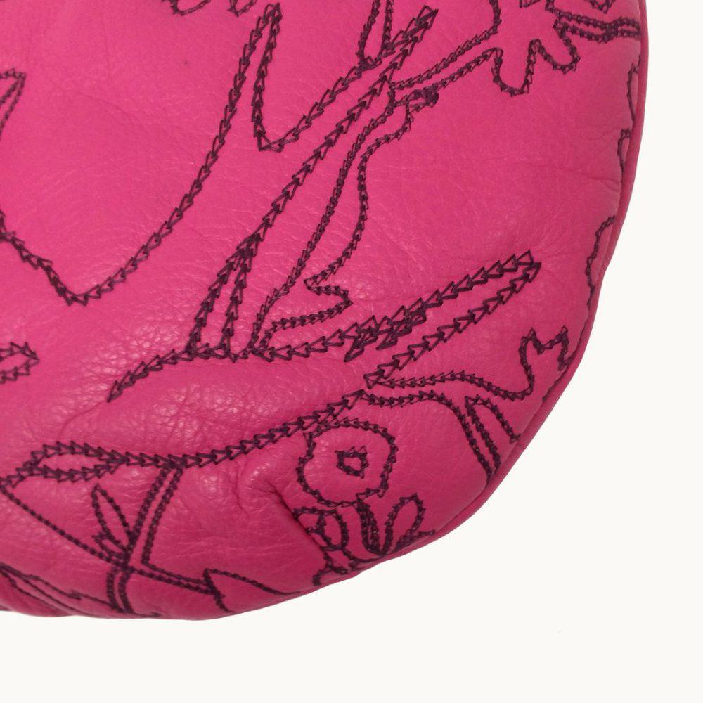 Fiore by Isabella Fiore Pink Stitch Flower Bag