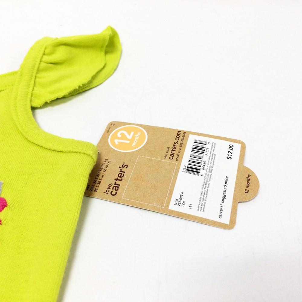 Carter's Playwear Bright Green Tank