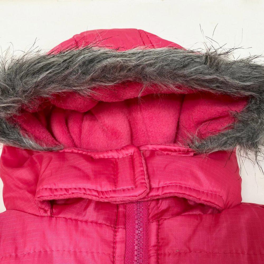 Pink Platinum Pink Puffer Coat Girls Size 7/8