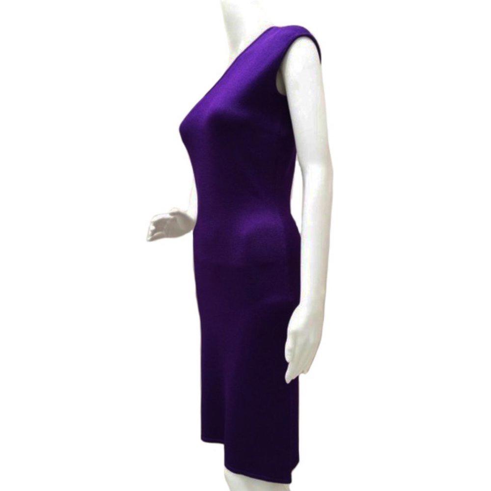 Ralph Lauren Asymmetrical Purple Dress