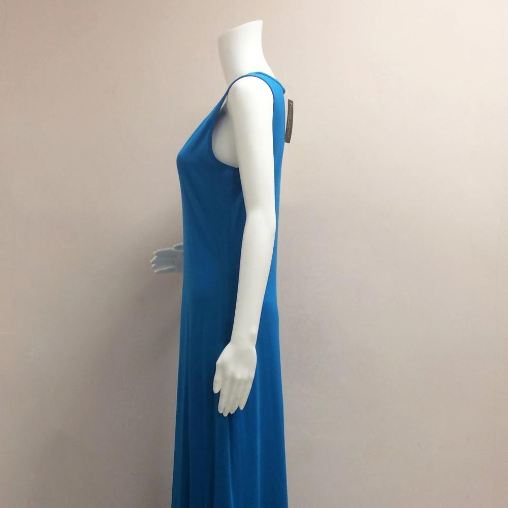 Ralph Lauren Blue Sleeveless Maxi Dress
