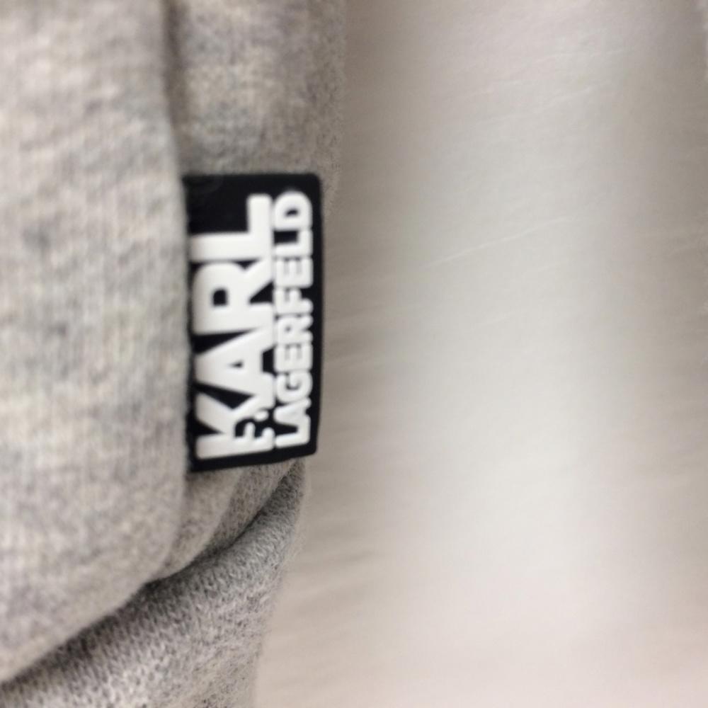 Karl Lagerfield Kids Girl Cotton Grey Cat Pullover