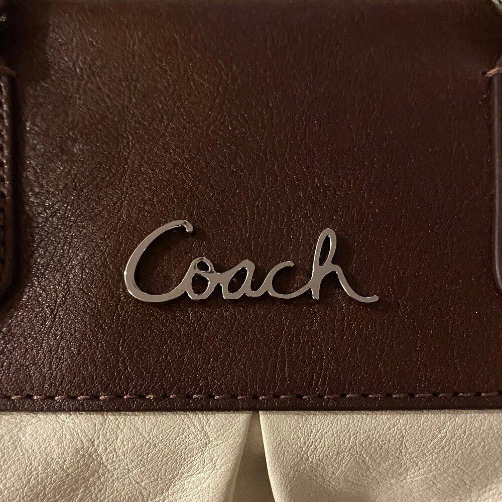 Coach F16445 Ashley Leather Satchel Bag