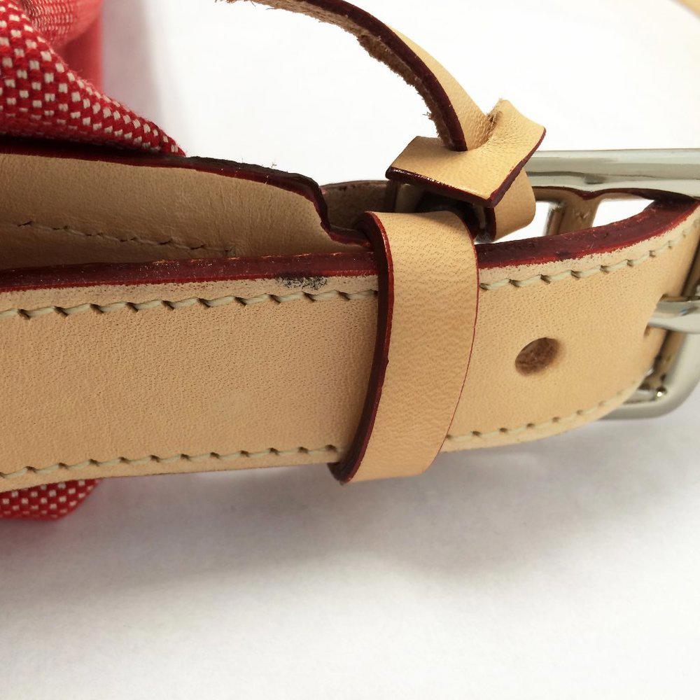 Dooney & Bourke Red Canvas Shoulder Bag
