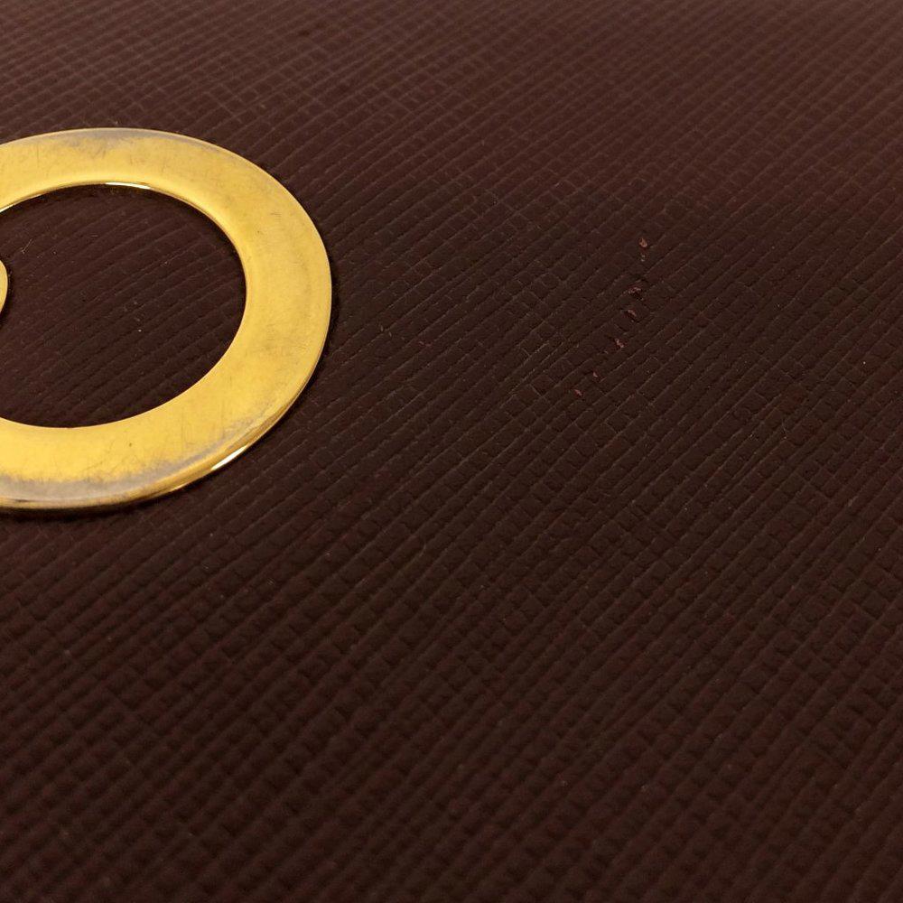 Salvatorte Ferragamo Double Gancio Oxblood Wallet