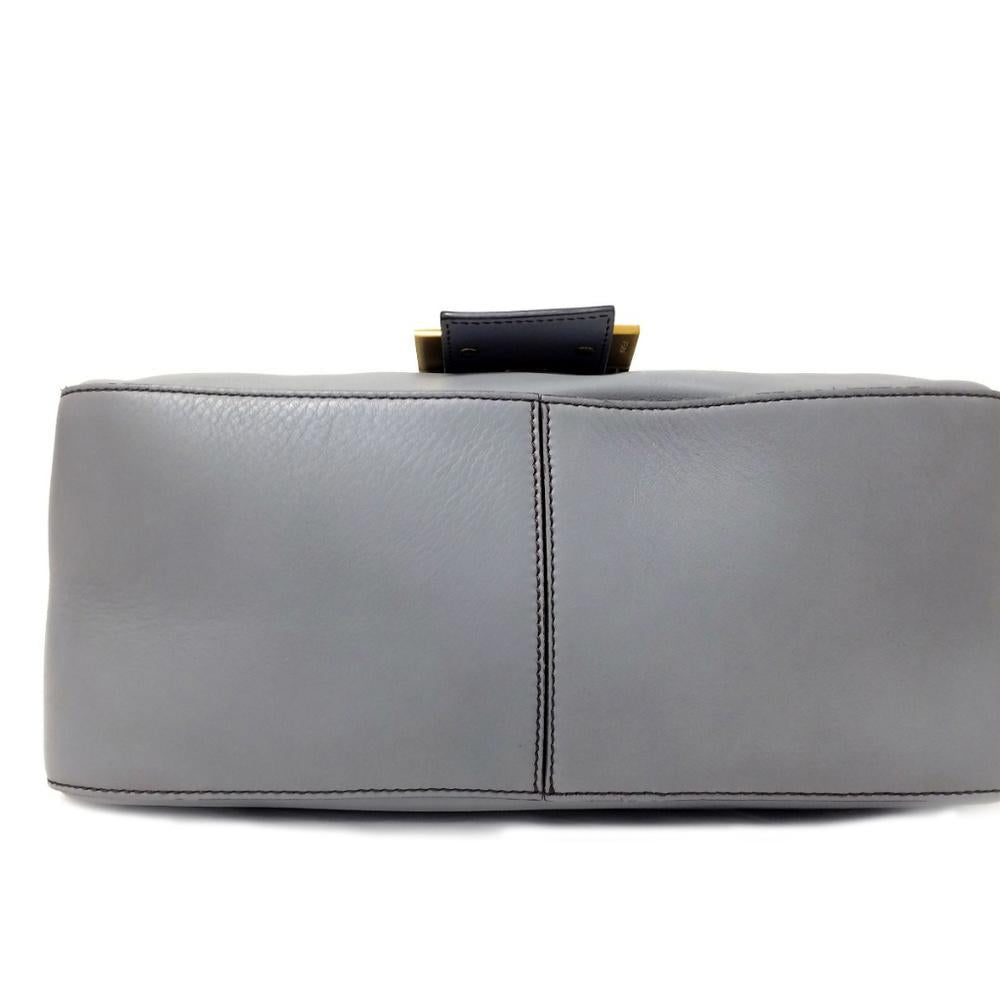 Fendi Blue Mamma Shoulder Bag