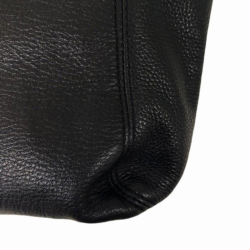 MICHAEL by Michael kors Jet Set Black Leather Chain Bag