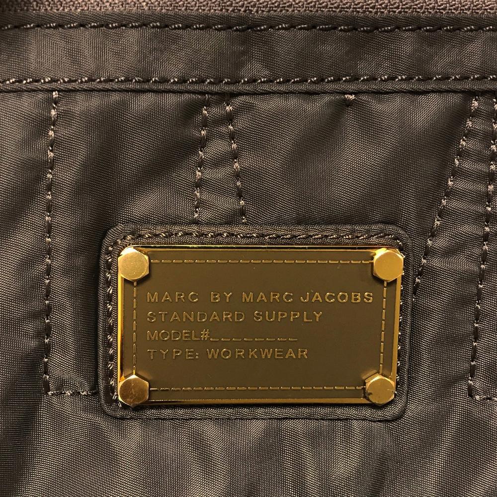 Marc by Marc Jacobs Taupe Nylon Laptop Case