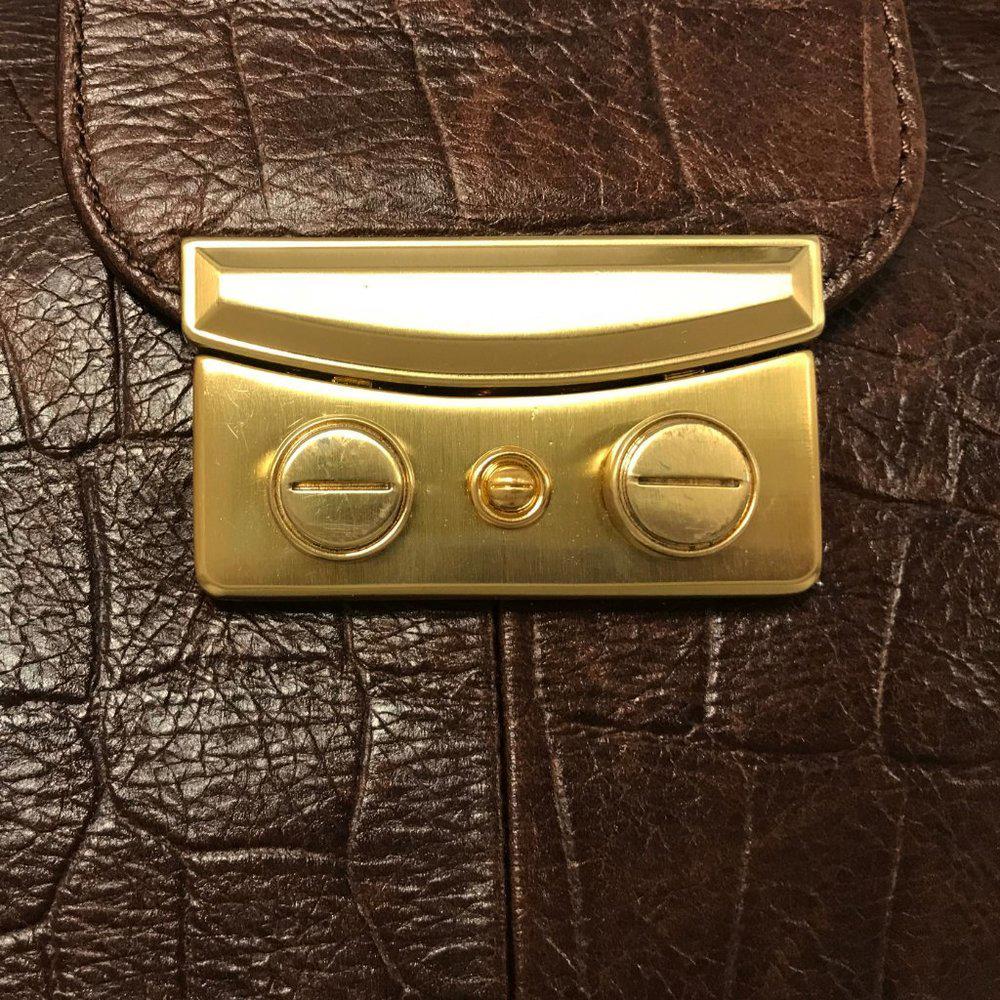 Rachel Zoe Dark Brown Leather Satchel