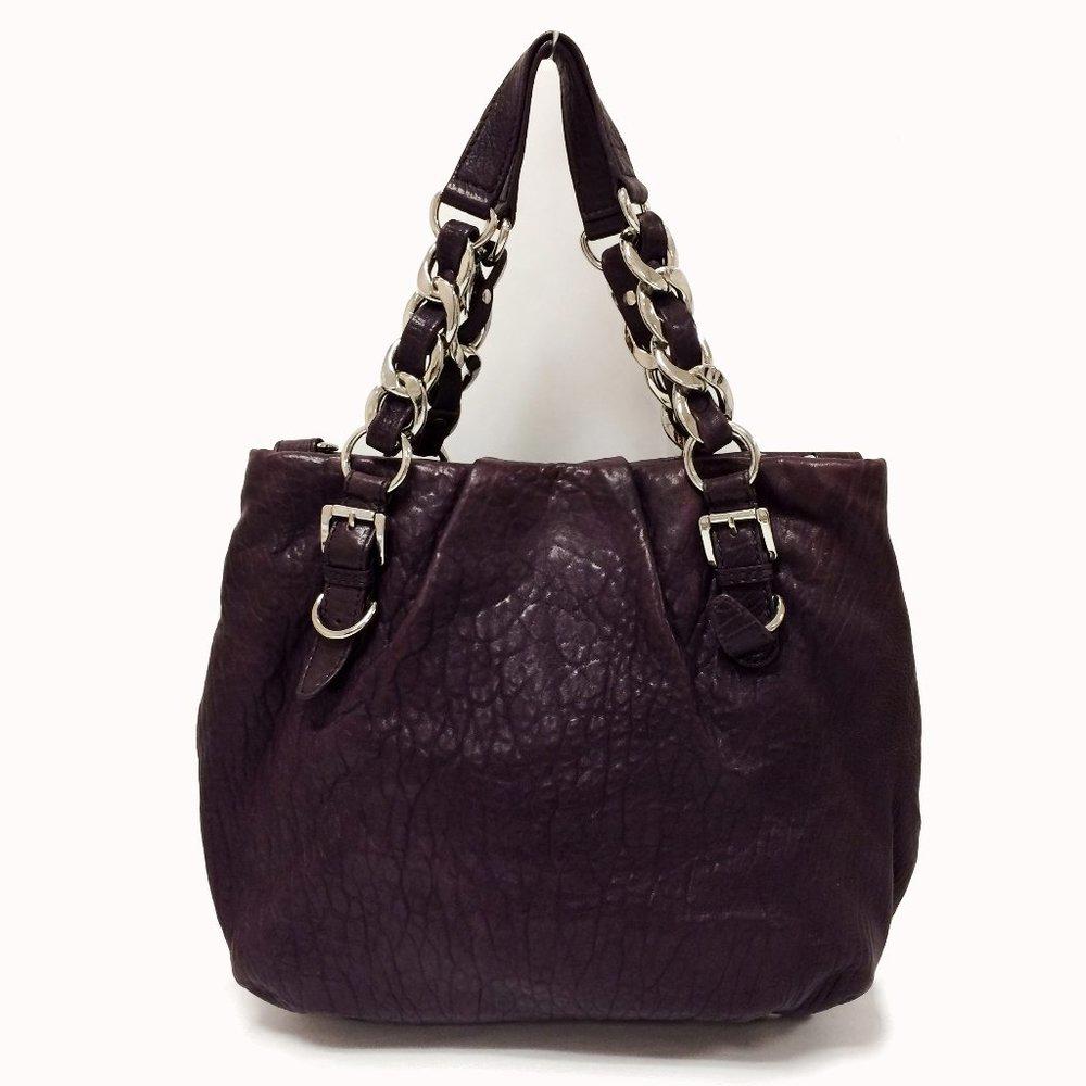 Michael by Michael Kors Plum Leather Bag