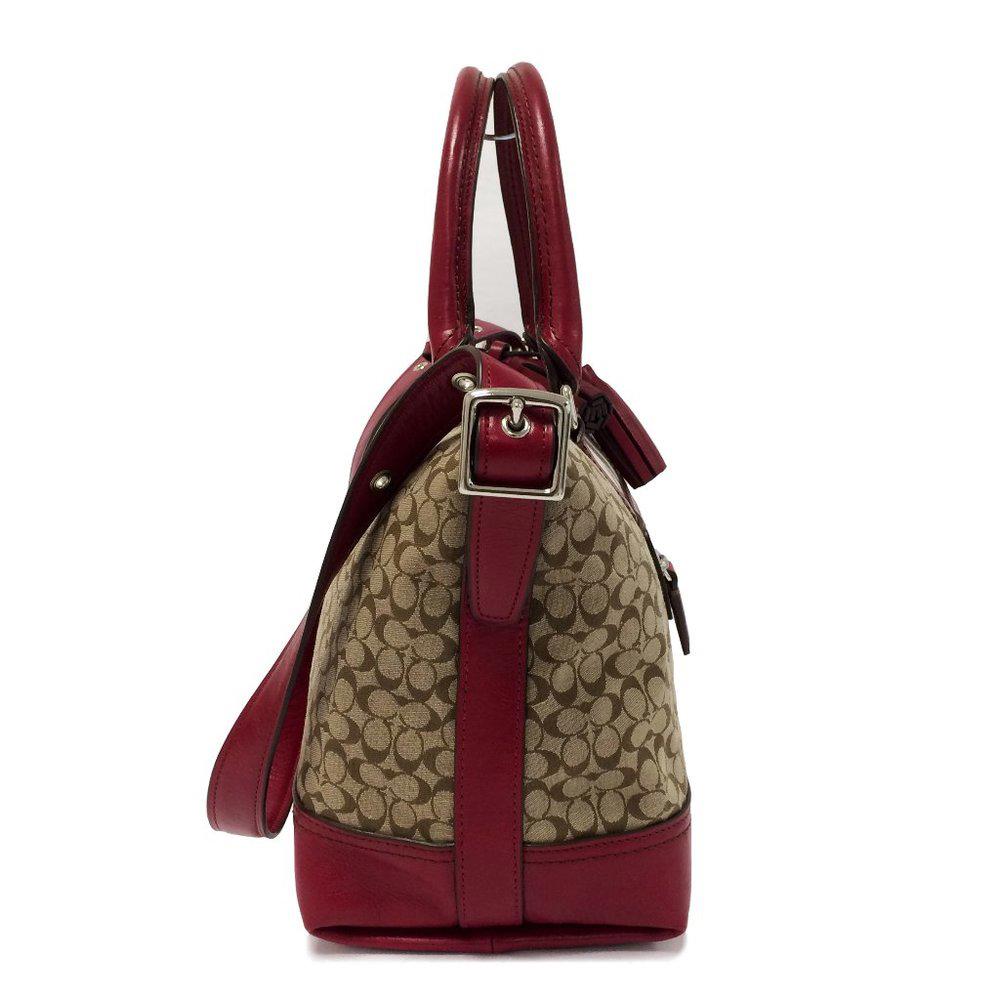 COACH 21154 Red Legacy Molly Satchel
