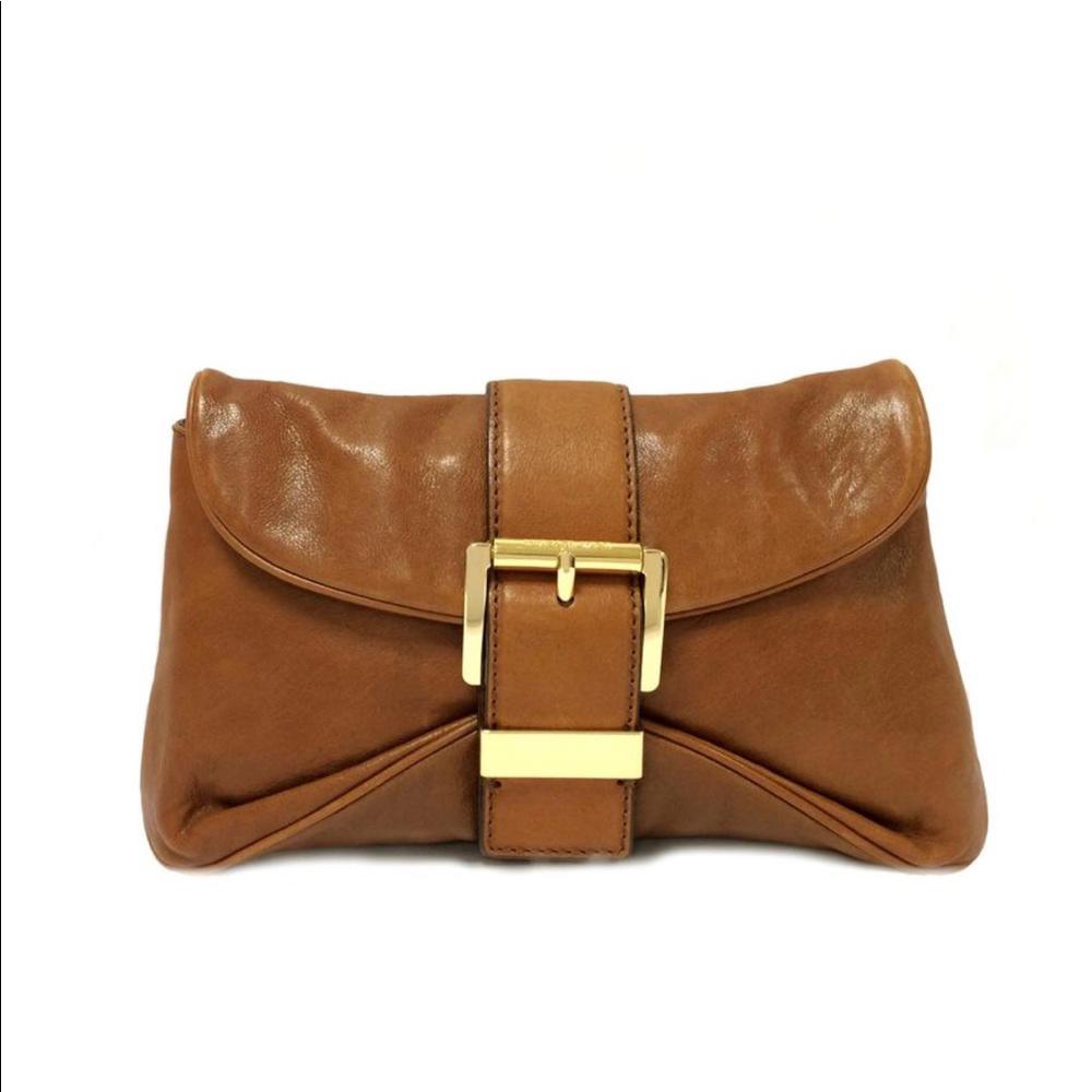 Michael by Michael Kors Heidi Leather Clutch Bag