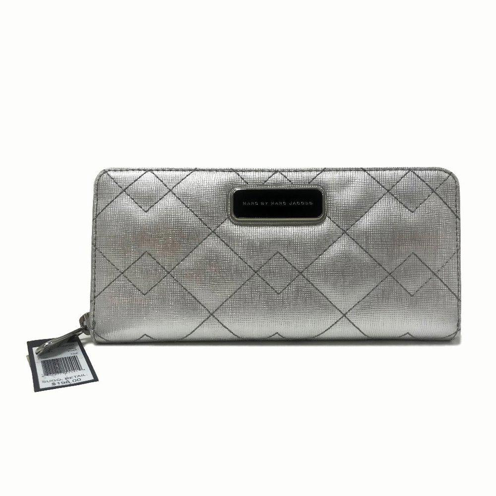 Marc by Marc Jacobs Silver Leather Wallet