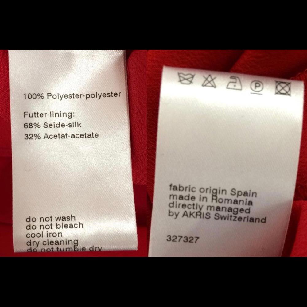 Akris Punto Red Shift Dress