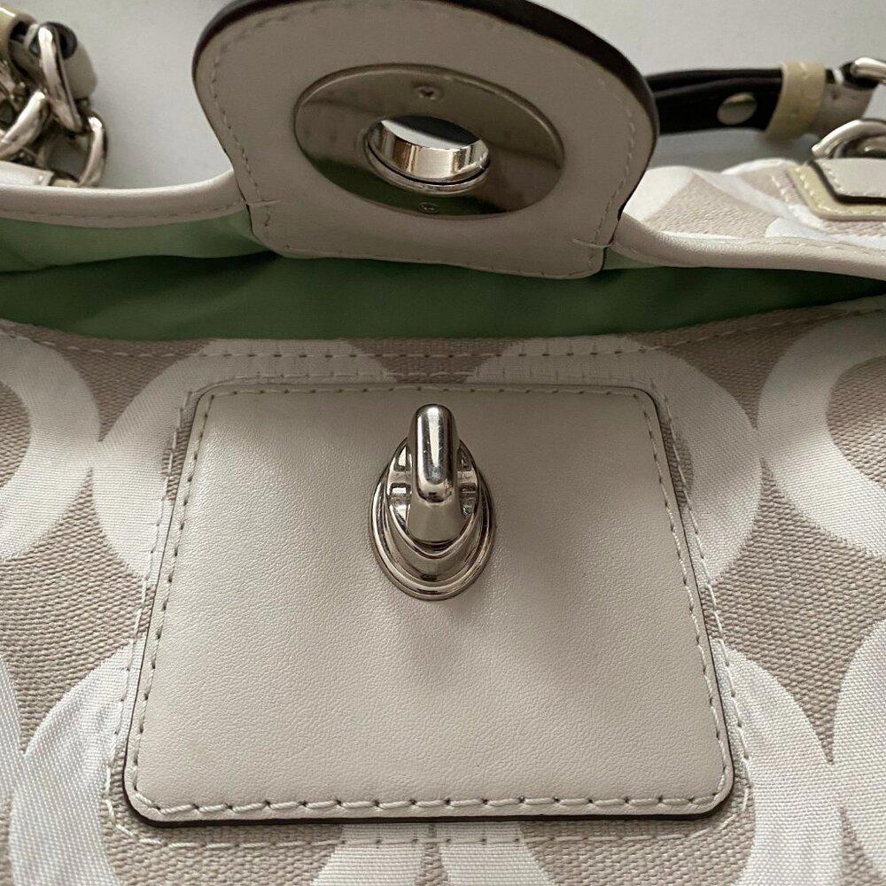 COACH 14515 Peyton Op Art Carryall Satchel Bag