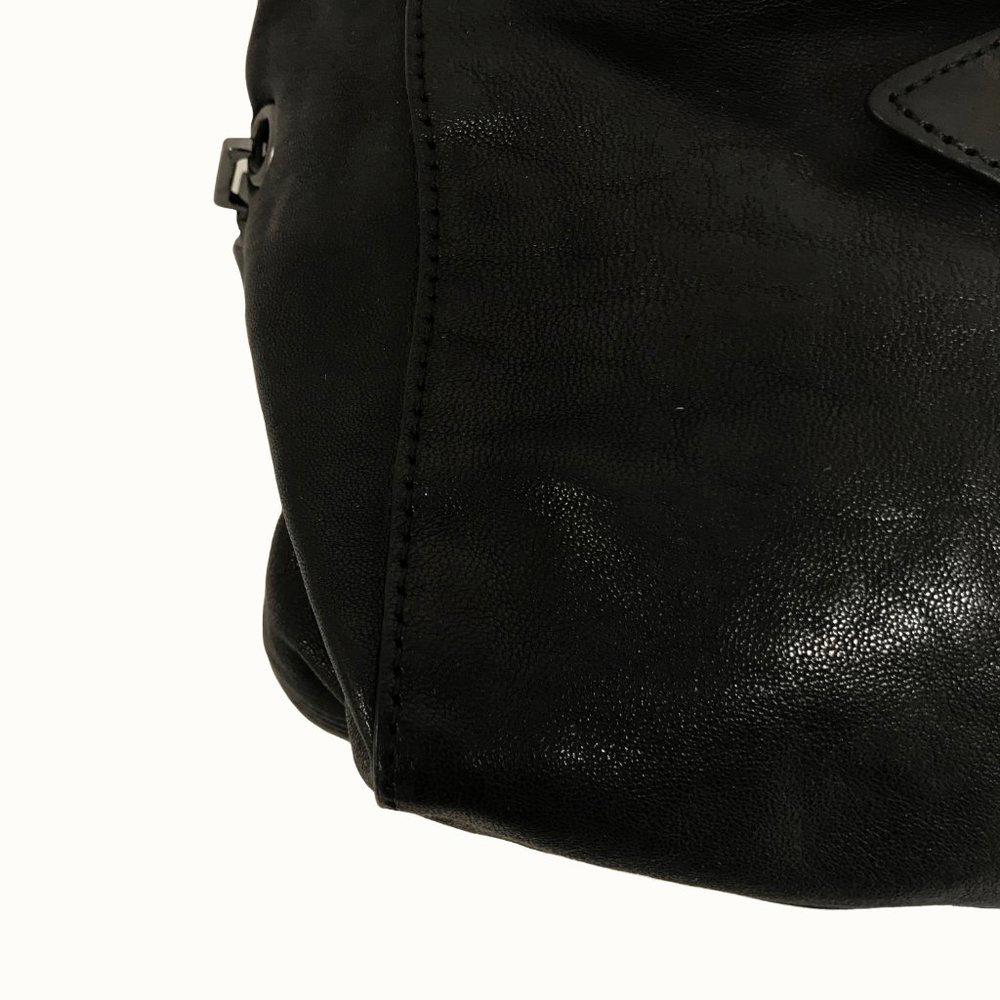 KOOBA Grove Black Leather Satchel