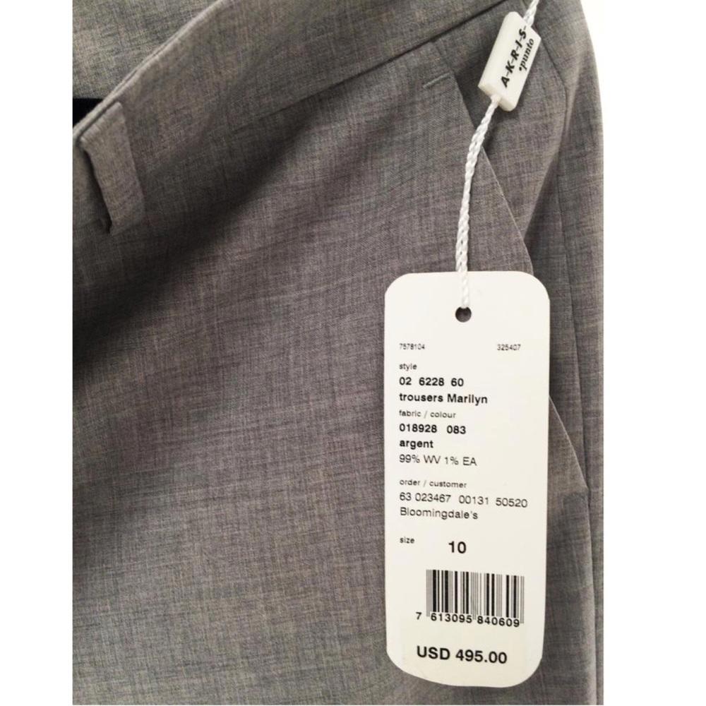 Akris Punto Grey Flare Pants