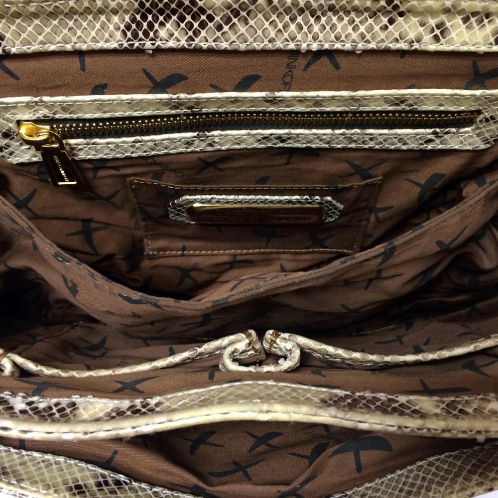 Rebecca Minkoff Covet Snake Embossed Satchel