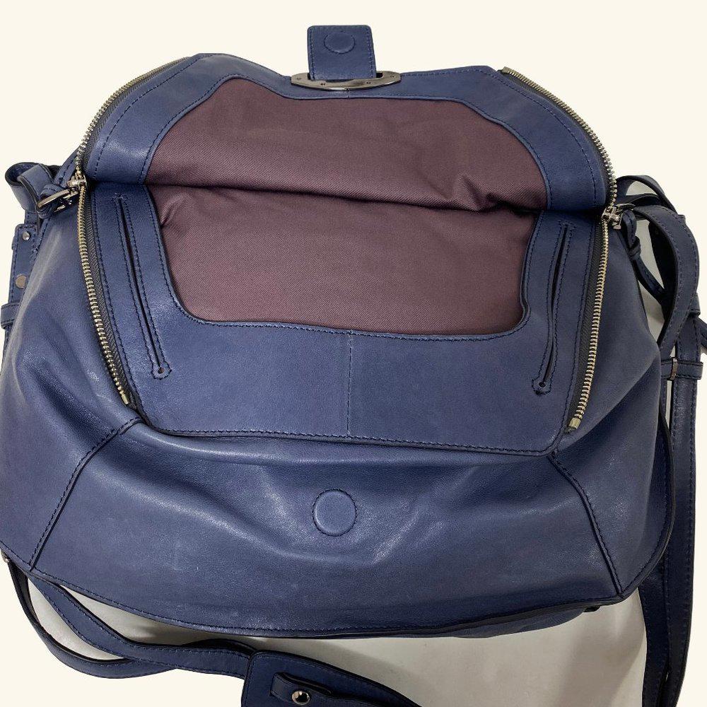 Kooba Leroy Denim Blue Crossbody Bag