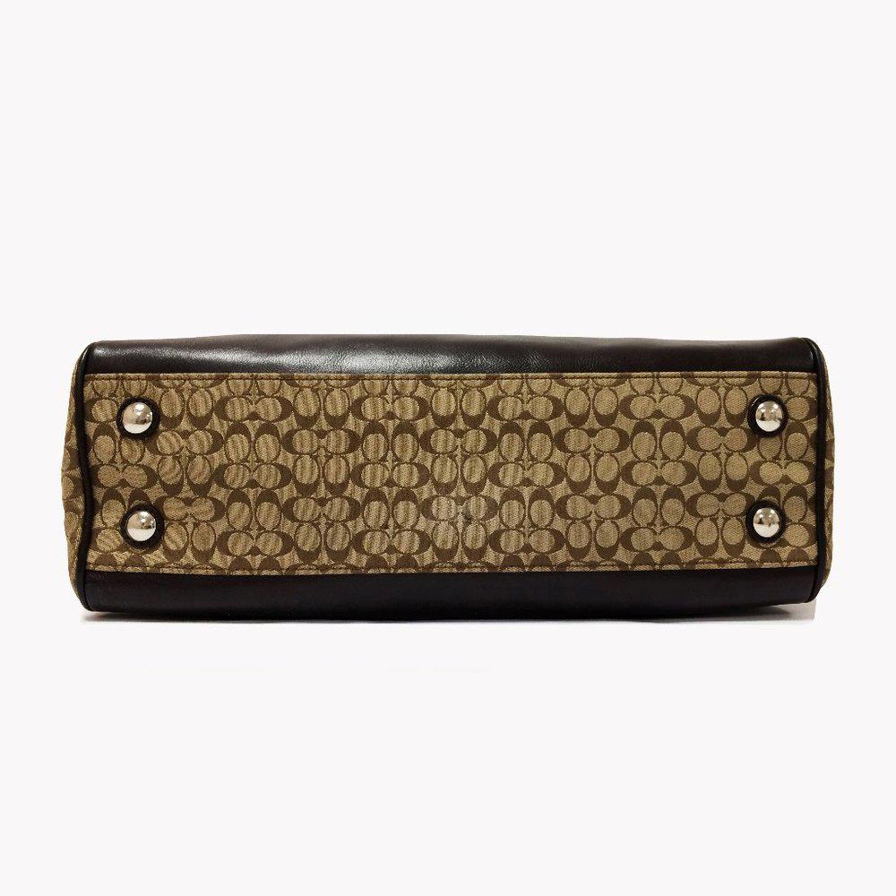 COACH 19916 Legacy Signature Stripe Khaki Candace