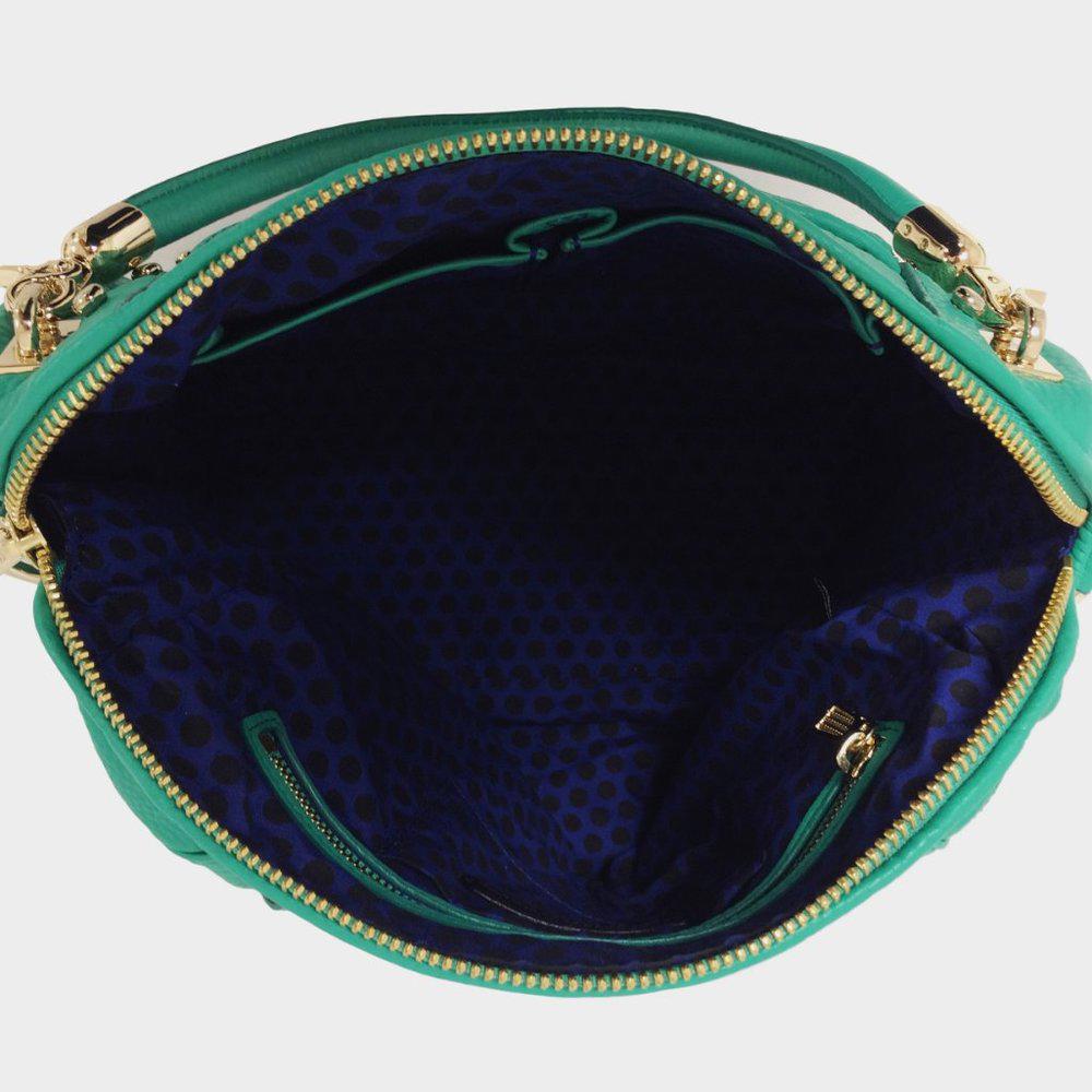Rebecca Minkoff Cupid Bright Green Leather Satchel