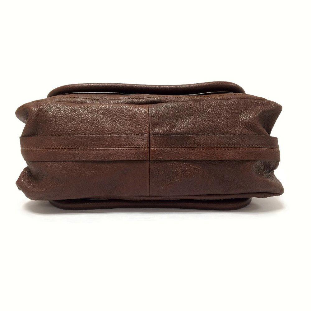 Chloe` Paraty Brown Leather Shopper Bag