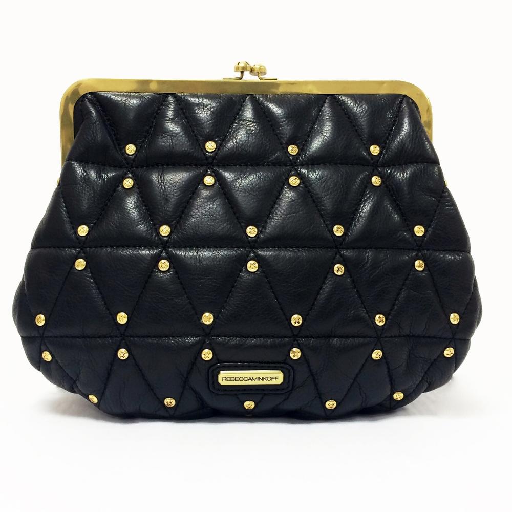 Rebecca Minkoff Kiss Quilted Leather Clutch