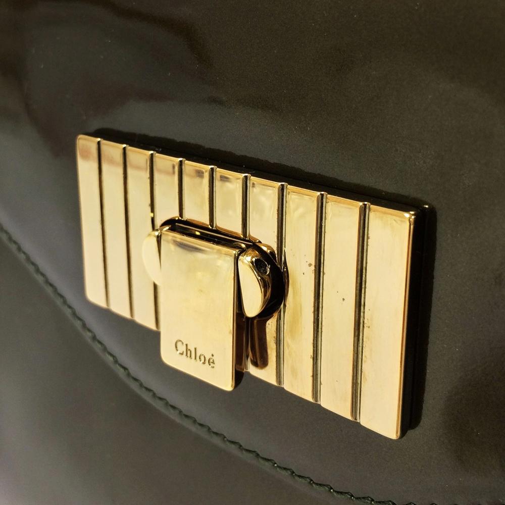 Chloe’ Sally Patent Leather Shoulder Bag