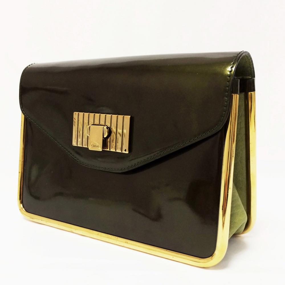 Chloe’ Sally Patent Leather Shoulder Bag