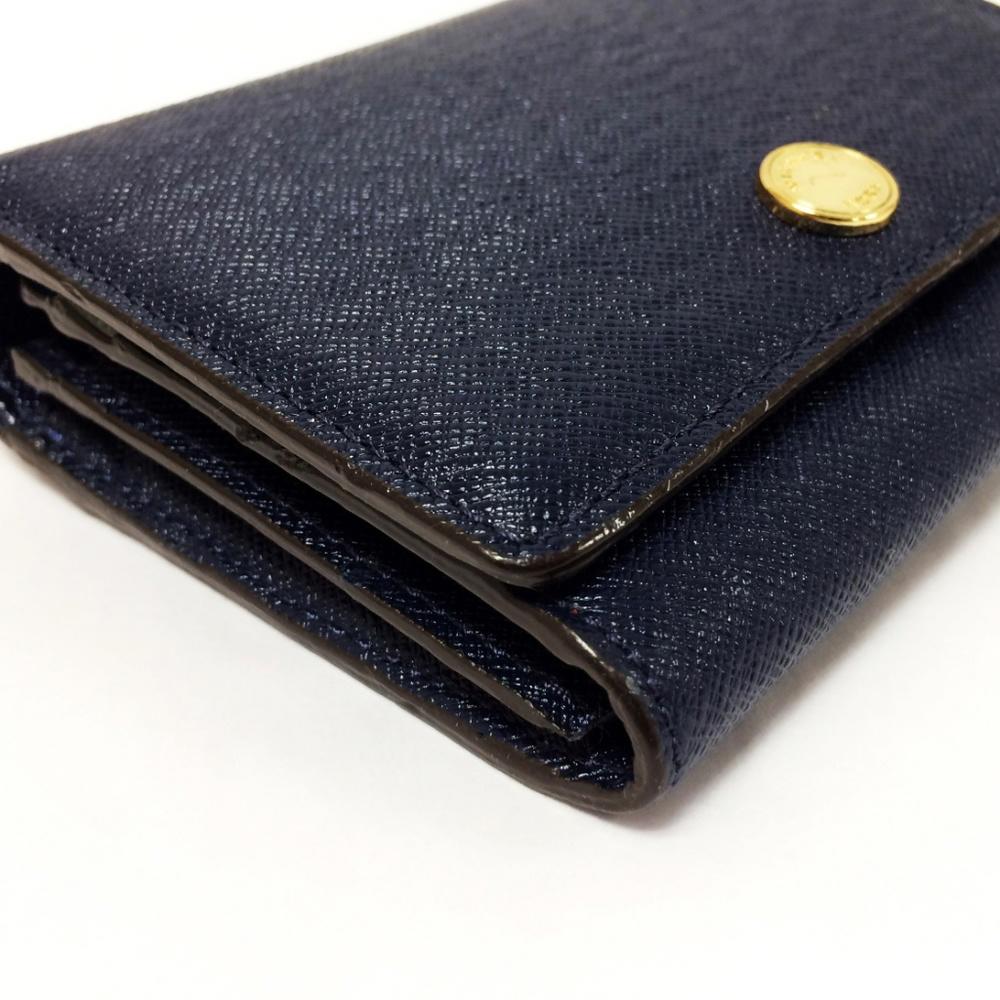 Michael by Michael Kors Color Block Navy Blue Wallet