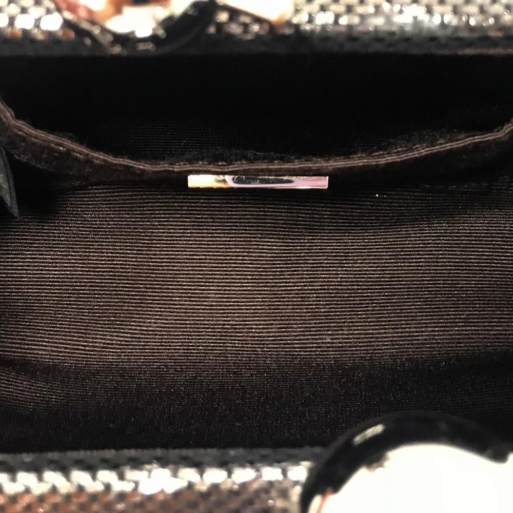 DVF Minaudiere Sphere Metallic Clutch