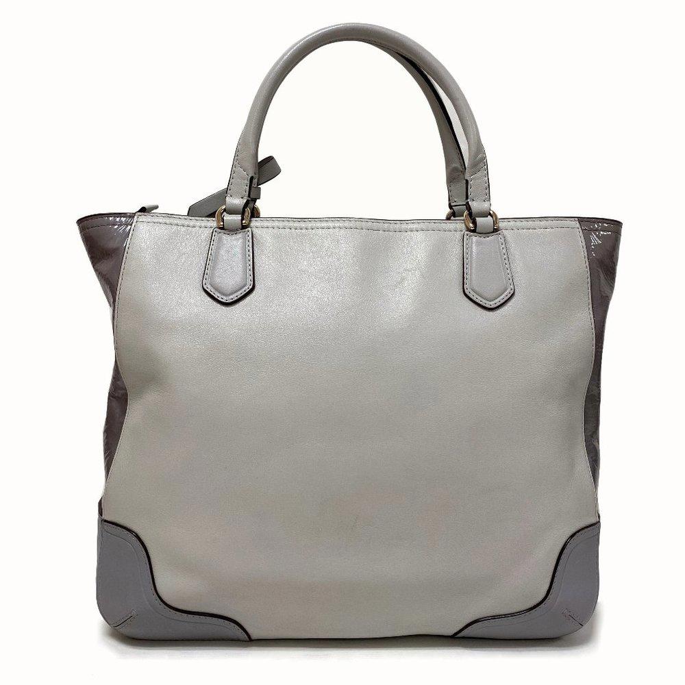 COACH 25057 Blaire Grey Color block Conv. Tote