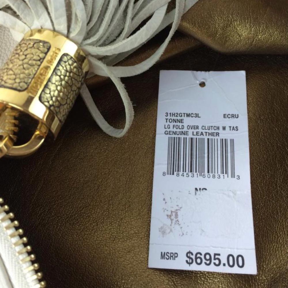 MICHAEL KORS Tonne Large Fold-over Tassel Bag