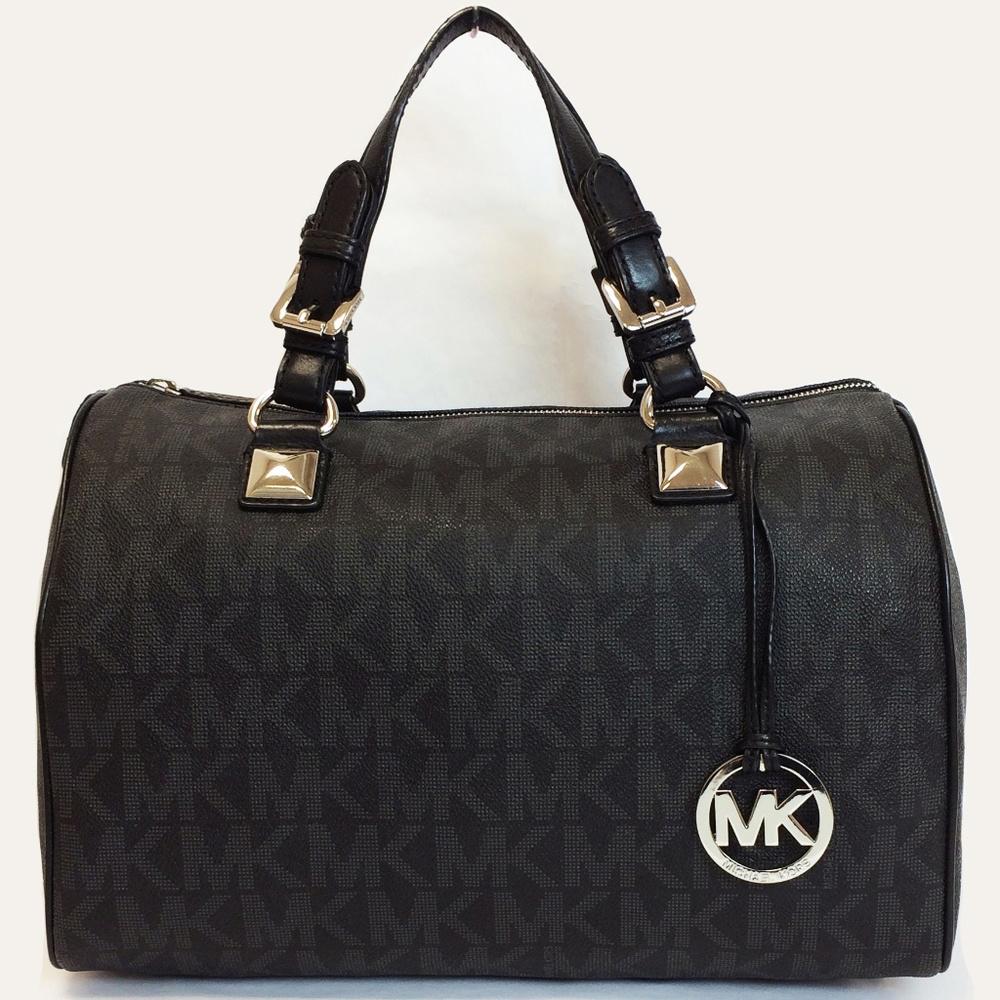 MICHAEL KORS Grayson Large Monogram Satchel Bag
