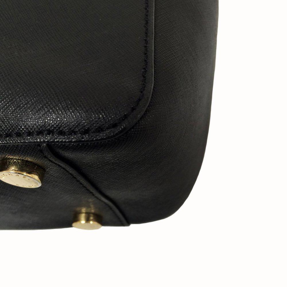 Michael by Michael Kors Tilda Black Leather Satchel