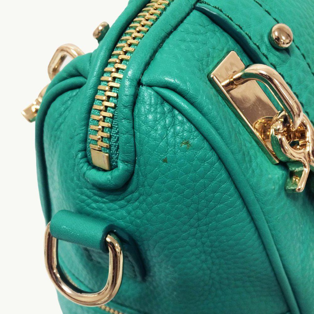 Rebecca Minkoff Cupid Bright Green Leather Satchel