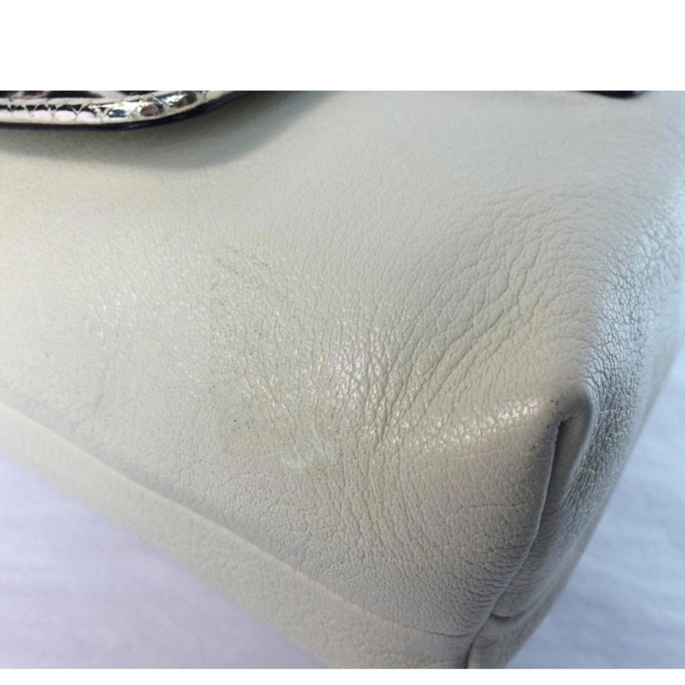 Marc Jacobs The XL Single White Leather Bag