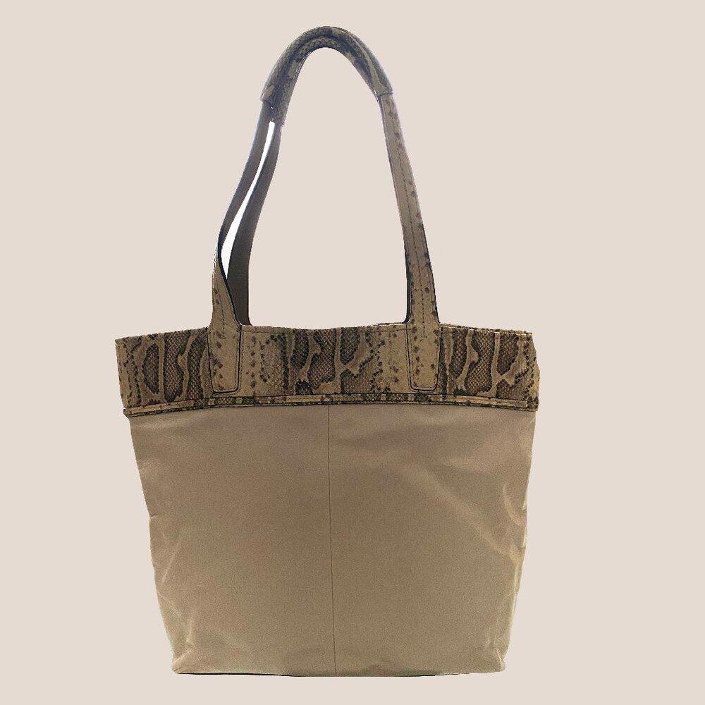 COACH 17043 Audrey Python Slim Tote