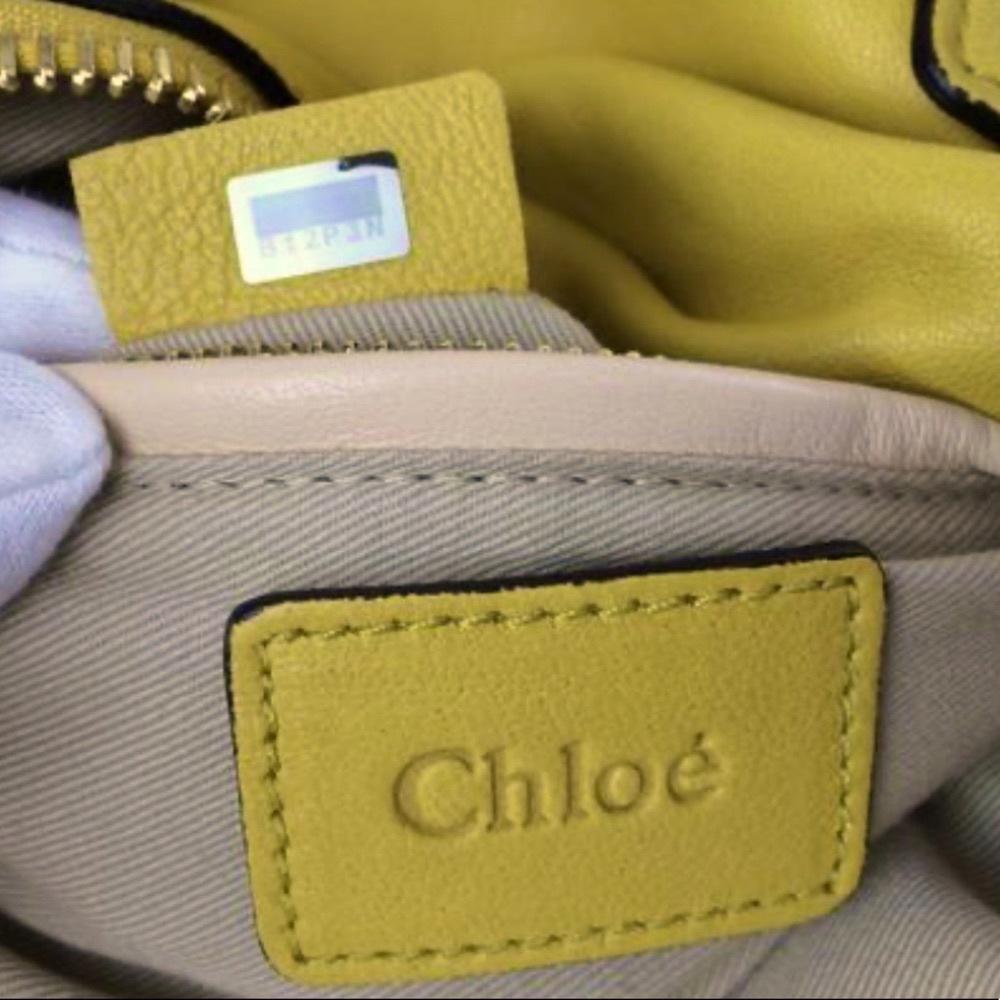 Chloe Paraty Military Runway Yellow Satchel