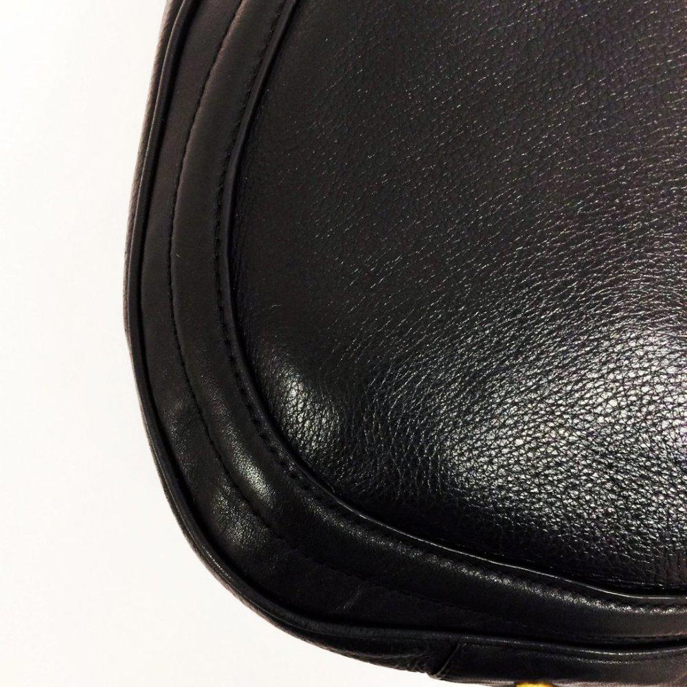 Tory Burch Edye Small Black Leather Hobo