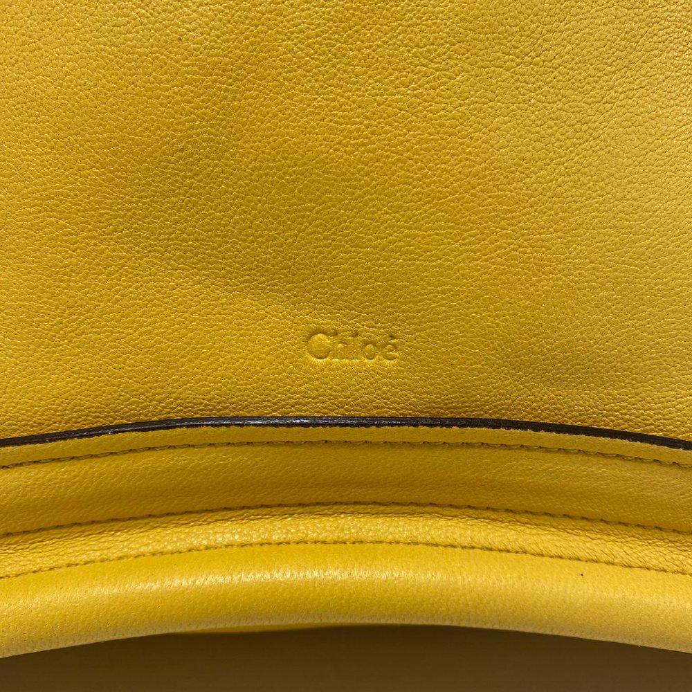 Chloe Paraty Military Runway Yellow Satchel