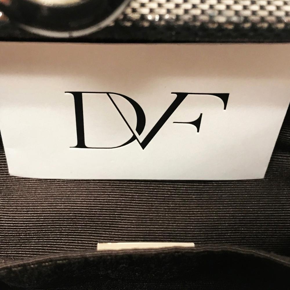 DVF Minaudiere Sphere Metallic Clutch