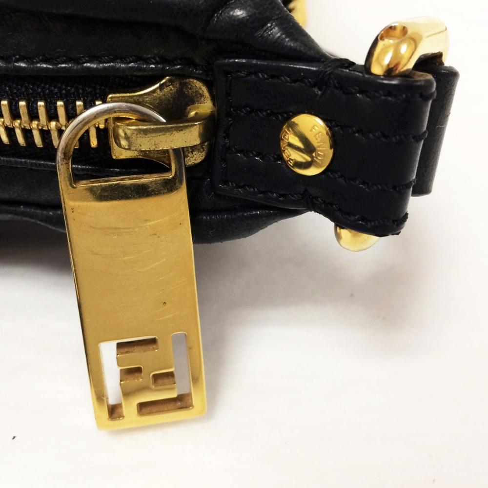 Fendi Two Way Black Leather Bag