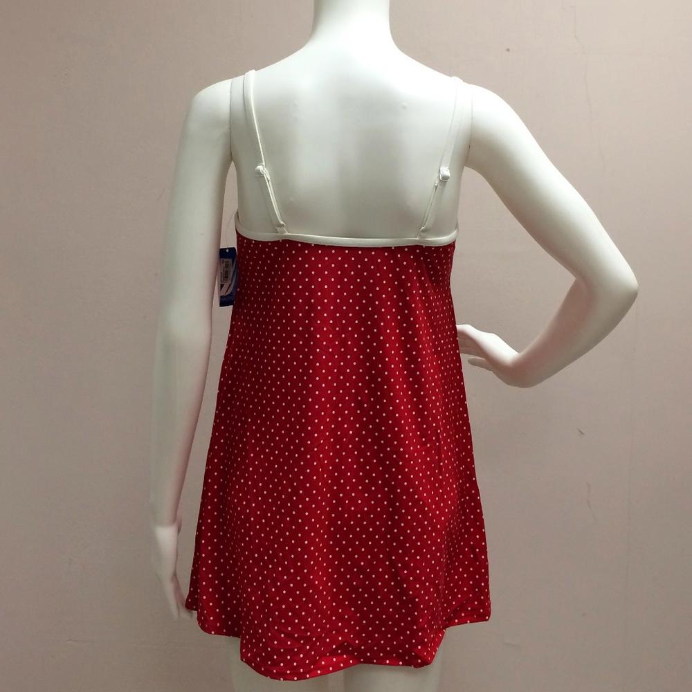 Nautica Red Dress Swimsuit