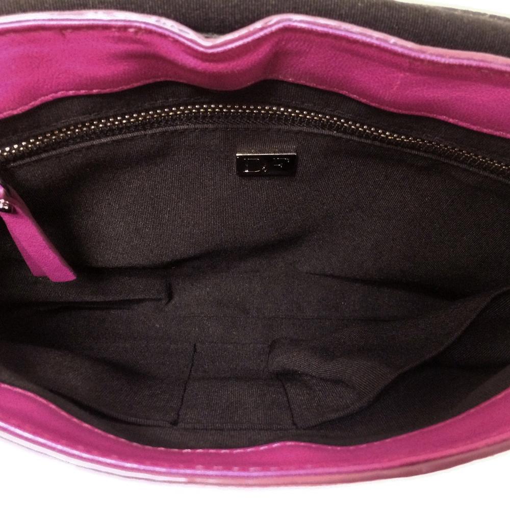 DVF Mimosa Snake Embossed Clutch